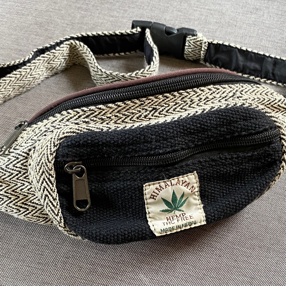Himalayan Hemp made in Nepal crossbody belt bag